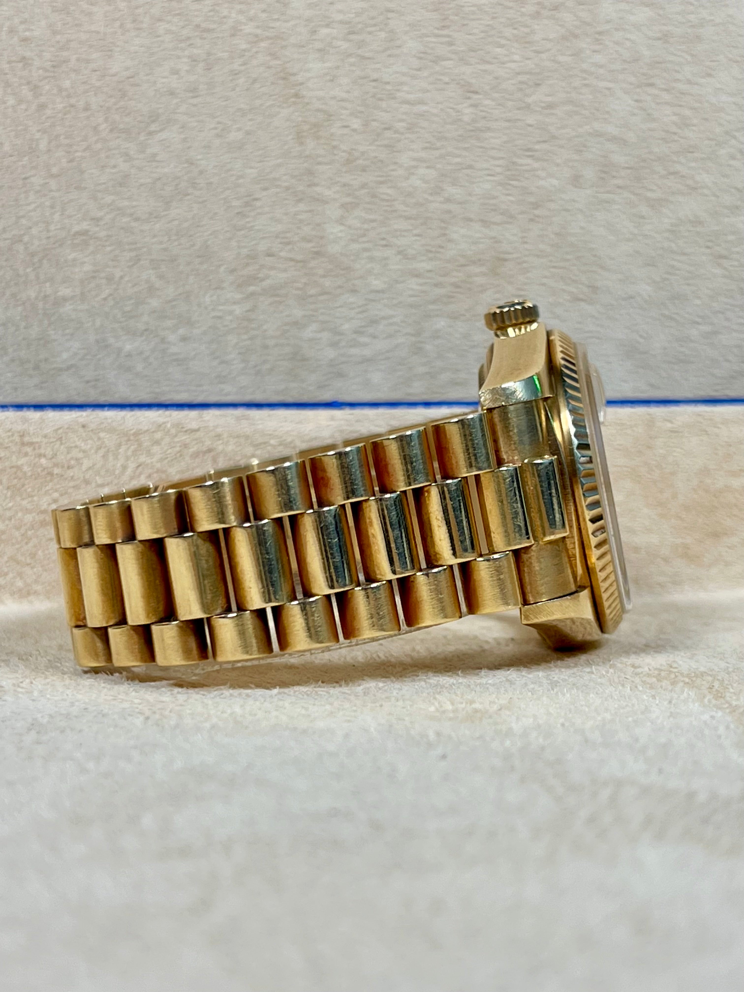 Rolex daydate String Ruby baguette