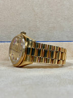 Rolex daydate String Ruby baguette